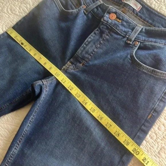 Dickies Straight Leg Denim Jeans Women’s 10 RG Blue Western - Picture 12 of 17